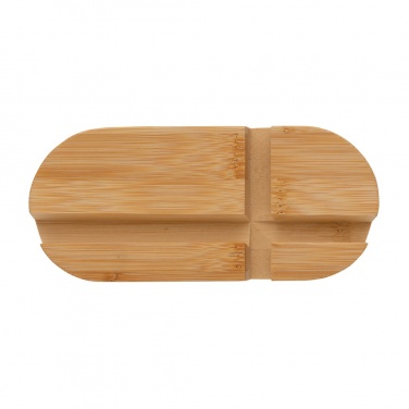 Logo trade corporate gifts picture of: Bamboo tablet and phone holder