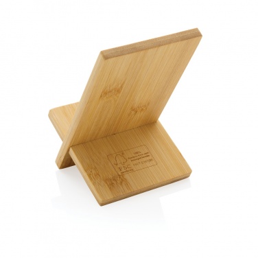 Logotrade corporate gift picture of: Bamboo phone stand in kraft box