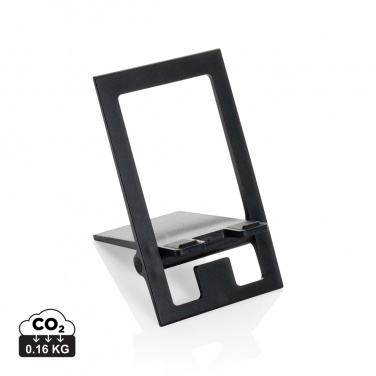 Logo trade promotional merchandise picture of: SnapStand RCS recycled plastic foldable phone stand