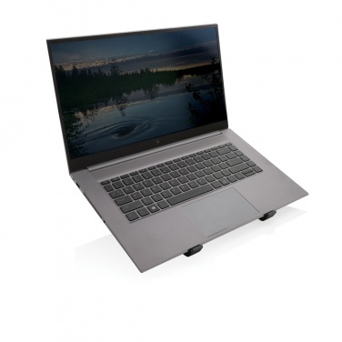 Logo trade promotional gift photo of: Terra RCS recycled aluminium universal laptop/tablet stand