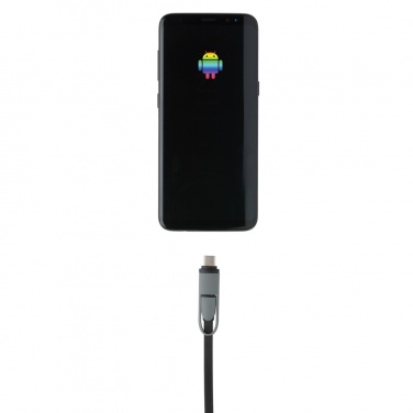 Logotrade corporate gift picture of: 3-in-1 retractable cable