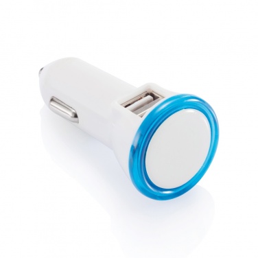 Logo trade promotional merchandise picture of: Powerful dual port car charger