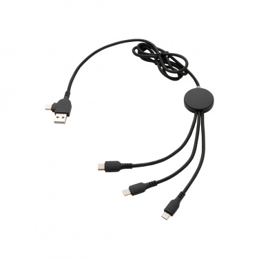 Logotrade promotional giveaway picture of: Light up logo 6-in-1 cable