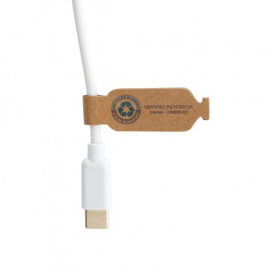 Logo trade promotional product photo of: RCS recycled plastic Ontario 6-in-1 round cable