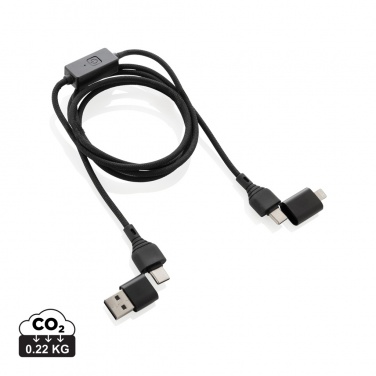 Logotrade promotional product image of: Datalock RCS recycled 60W hacking protection cable