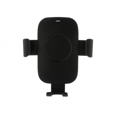 Logo trade promotional giveaway photo of: RCS recycled plastic 10W wireless charging car holder