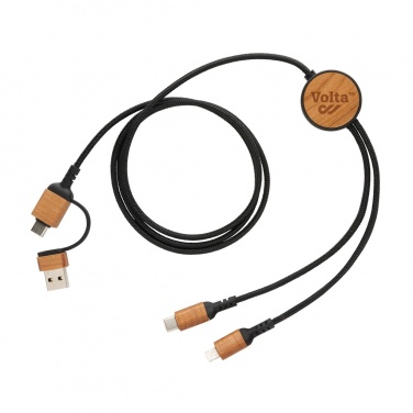 Logo trade advertising products image of: Ohio RCS certified recycled plastic 6-in-1 cable