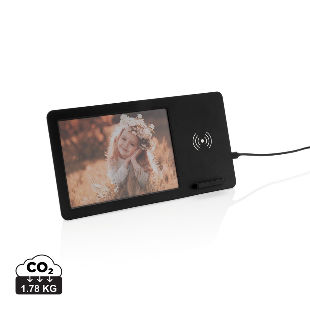 Logotrade promotional merchandise image of: 5W Wireless charger and photo frame