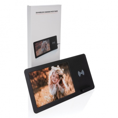 Logotrade advertising products photo of: 5W Wireless charger and photo frame