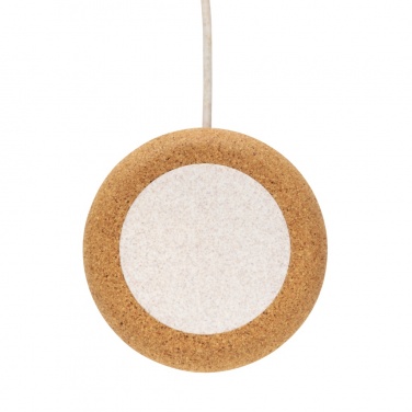 Logotrade promotional gift picture of: Cork and Wheat 5W wireless charger