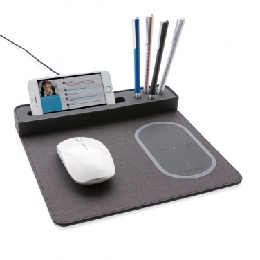 Logotrade promotional merchandise picture of: Air mousepad with 5W wireless charging and USB