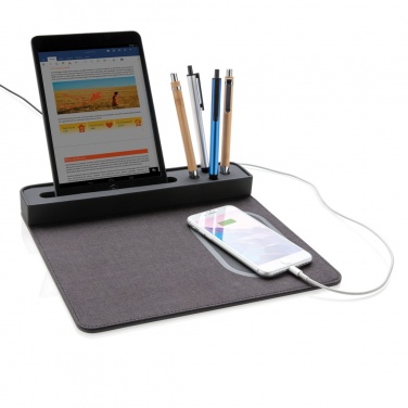 Logo trade promotional products picture of: Air mousepad with 5W wireless charging and USB