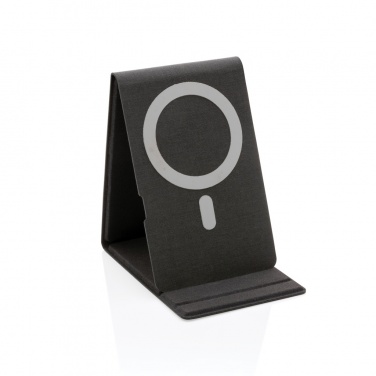 Logo trade promotional merchandise photo of: Artic Magnetic 10W wireless charging phone stand