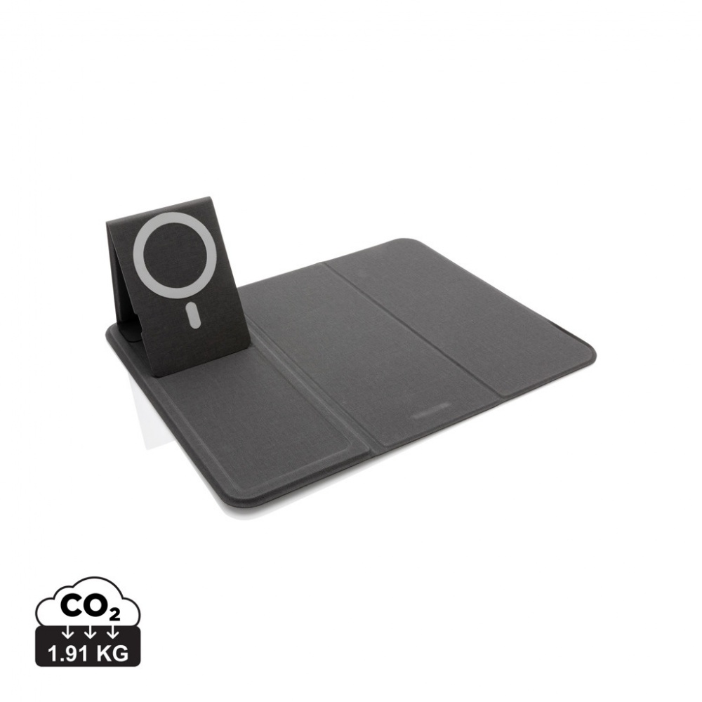 Logotrade promotional merchandise picture of: Artic Magnetic 10W wireless charging phonestand