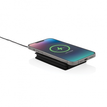 Logo trade promotional gifts image of: Swiss Peak RCS rPU 15W  3-in-1 magnetic wireless charger