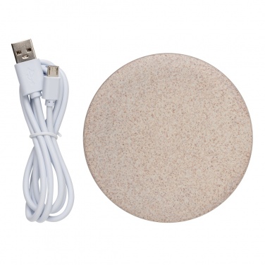 Logotrade promotional items photo of: 5W Wheat straw wireless charger