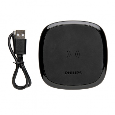 Logo trade corporate gifts picture of: Philips 10W Qi wireless charger