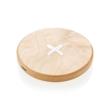 Logo trade promotional items picture of: 5W wood wireless charger