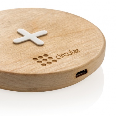 Logo trade promotional product photo of: 5W wood wireless charger