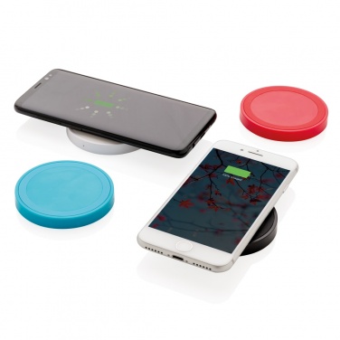 Logotrade promotional gift picture of: 5W wireless charging pad round