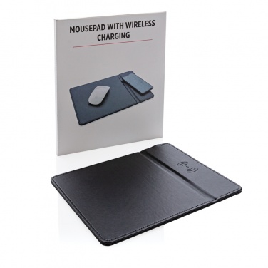 Logotrade corporate gift picture of: Mousepad with 5W wireless charging