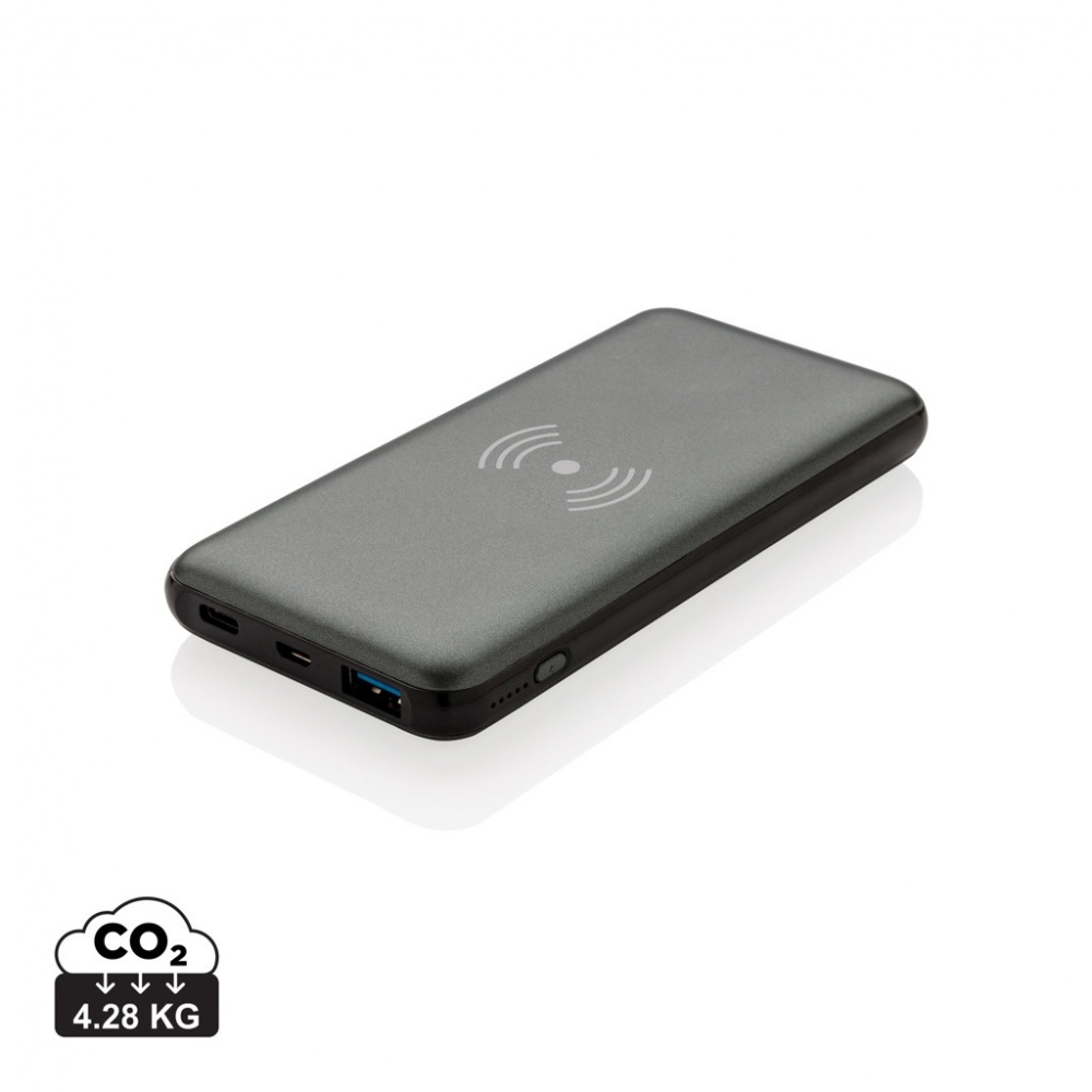 Logotrade promotional merchandise photo of: 10.000 mAh Fast Charging 10W Wireless Powerbank with PD