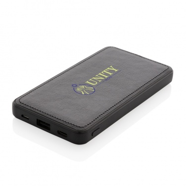 Logo trade business gifts image of: Tusca 10.000 mAh PU powerbank