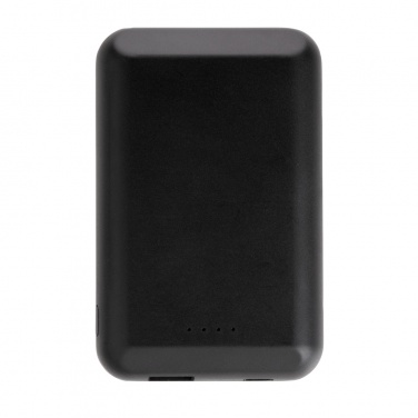 Logo trade promotional gifts picture of: Magnetic 5.000 mAh 5W wireless powerbank