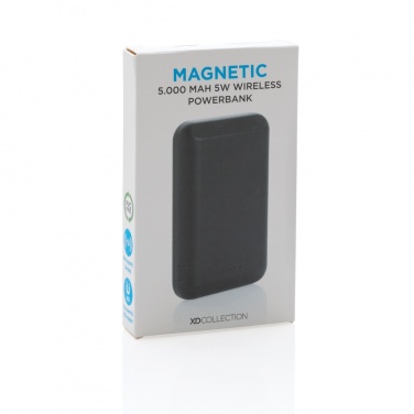 Logotrade business gifts photo of: Magnetic 5.000 mAh 5W wireless powerbank