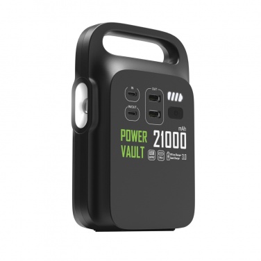 Logotrade corporate gift image of: Power Vault RCS rplastic 21000 mAh portable power station