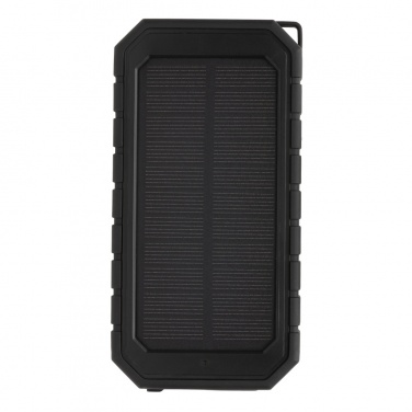 Logotrade promotional giveaways photo of: RCS recycled plastic Solar powerbank with 10W Wireless