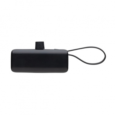 Logo trade promotional products image of: Powerlink RCS rplastic 3000 mah powerbank USB C connector