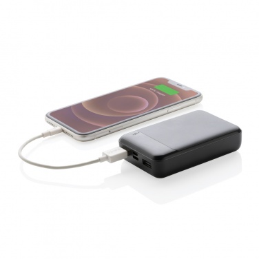 Logo trade promotional merchandise photo of: RCS standard recycled plastic 10.000 mAh powerbank