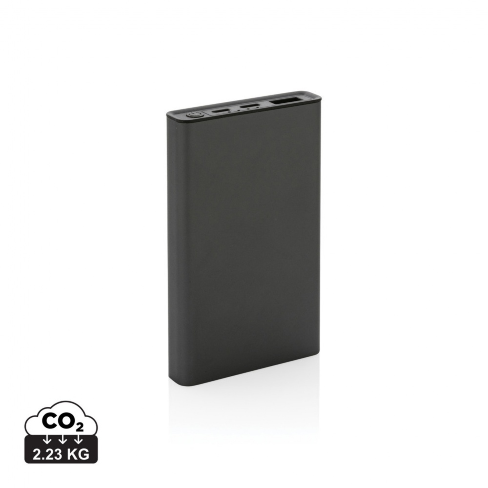 Logotrade advertising product image of: Terra RCS recycled aluminium powerbank 5.000 mAh