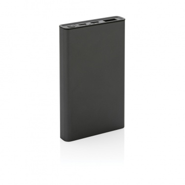 Logo trade promotional gift photo of: Terra RCS recycled aluminium powerbank 5.000 mAh