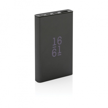 Logotrade promotional merchandise photo of: Terra RCS recycled aluminium powerbank 5.000 mAh