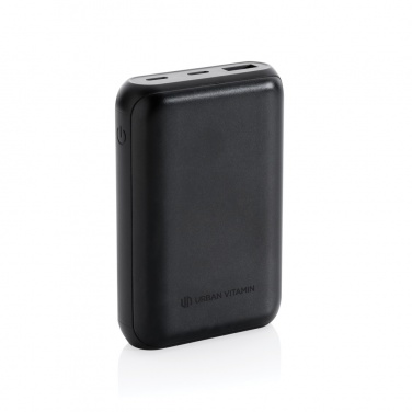 Logo trade promotional gifts image of: Urban Vitamin Alameda 10.000 mAh 18W PD powerbank