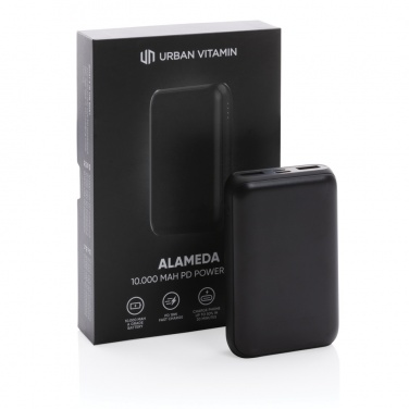 Logotrade promotional giveaway image of: Urban Vitamin Alameda 10.000 mAh 18W PD powerbank