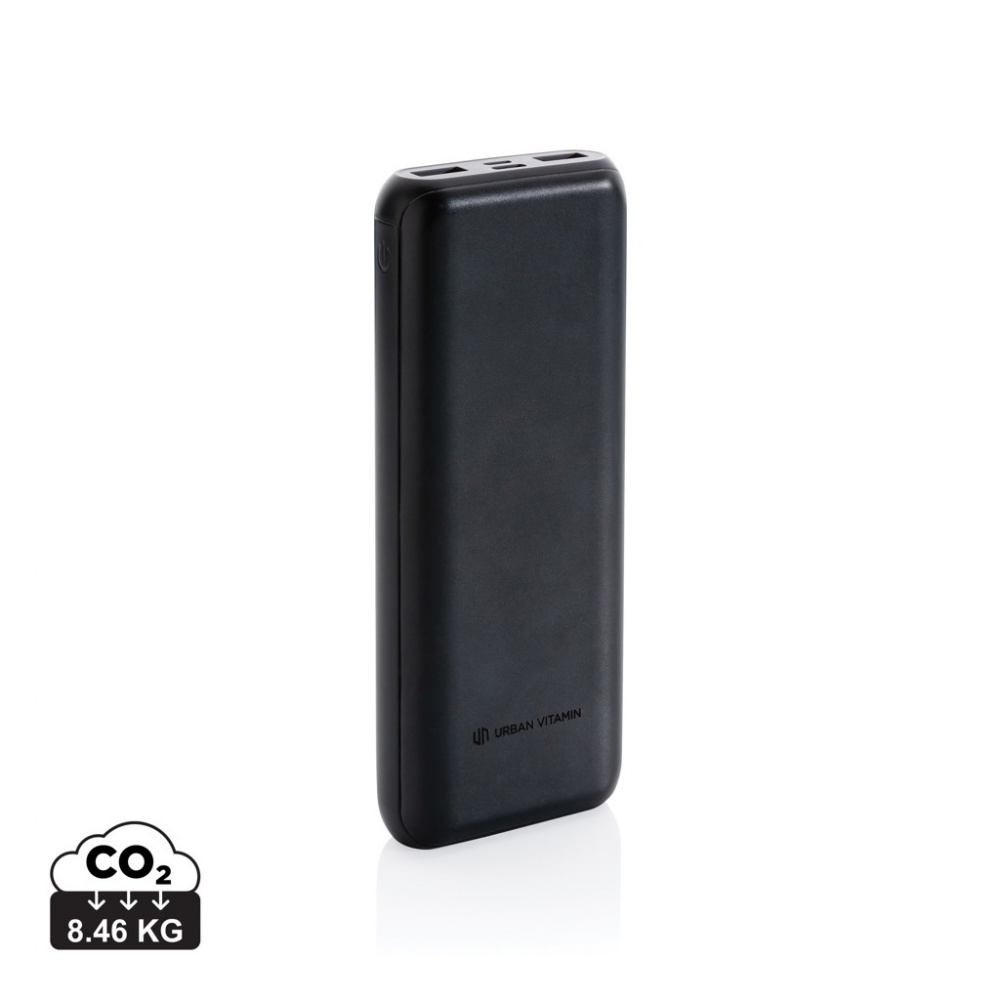 Logotrade promotional giveaway picture of: Urban Vitamin Pasadena 20.000 mAh 18W PD powerbank