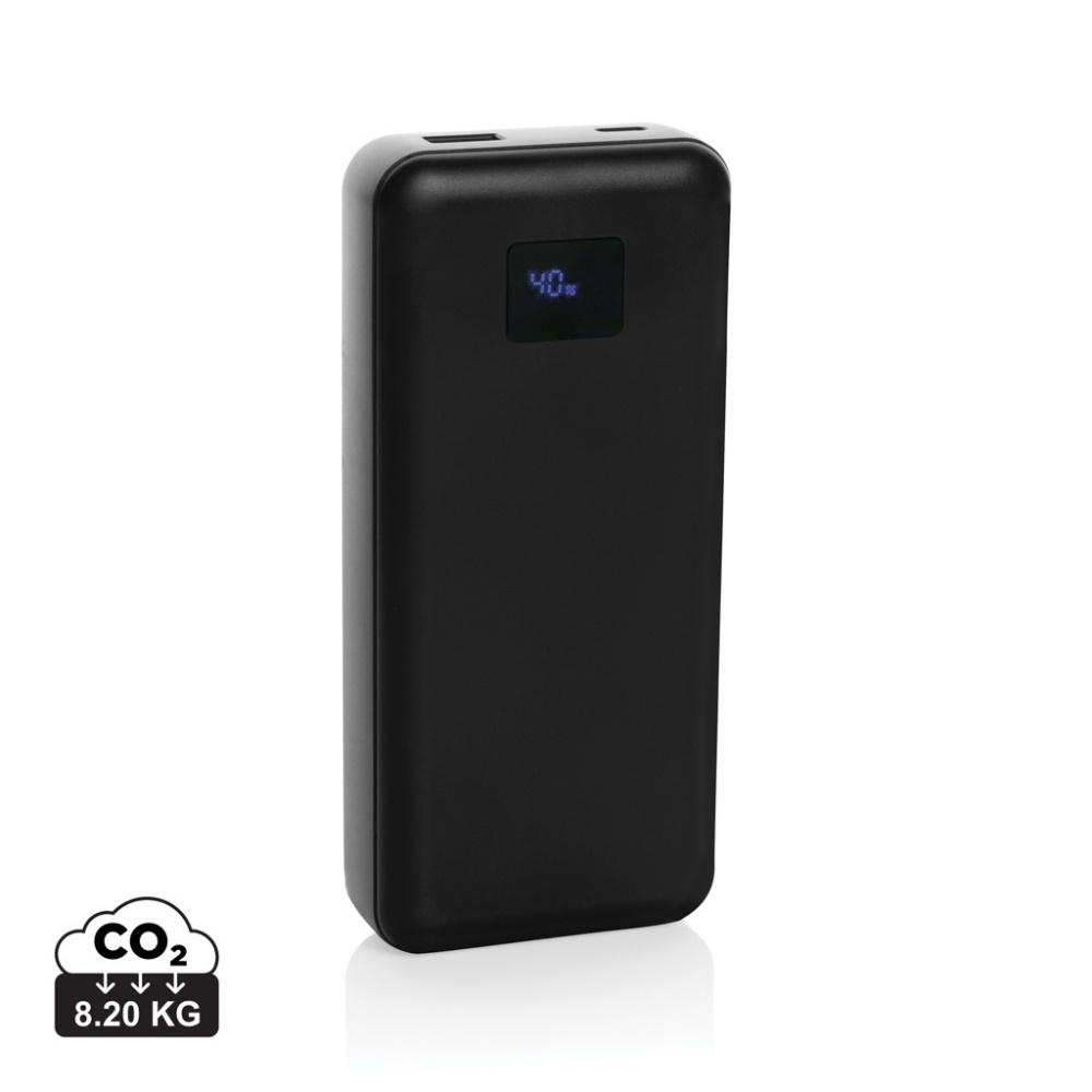 Logotrade promotional giveaway image of: Gridley RCS rplastic 20000 65W laptop powerbank