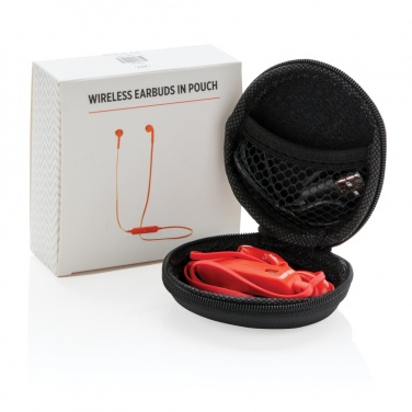 Logotrade promotional item picture of: Wireless earbuds in pouch