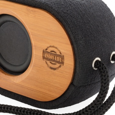 Logo trade promotional gift photo of: Bamboo X  speaker