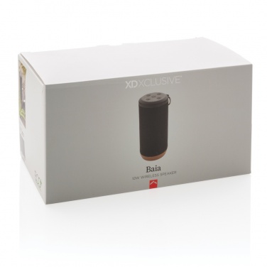 Logotrade promotional gift picture of: Baia 10W wireless speaker, cork