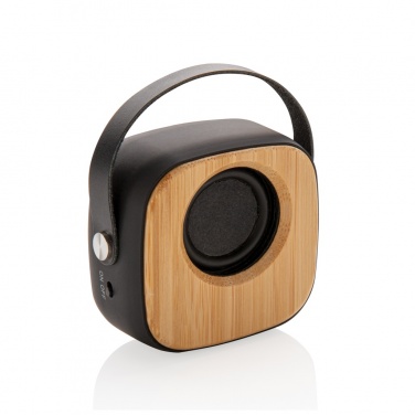 Logotrade corporate gift image of: Bamboo 3W Wireless Fashion Speaker