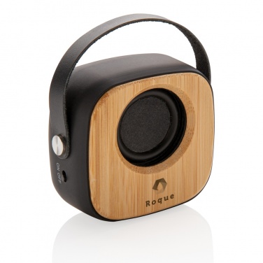 Logotrade promotional merchandise image of: Bamboo 3W Wireless Fashion Speaker