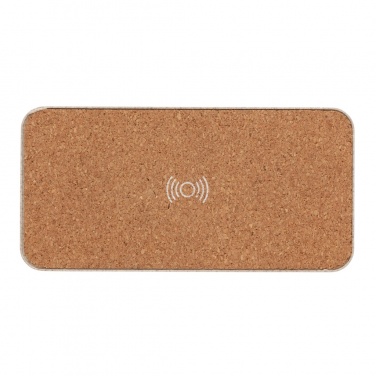 Logo trade corporate gifts image of: Wheatstraw wireless charging speaker