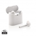 Liberty wireless earbuds in charging case, white