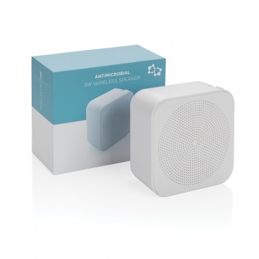 Logo trade advertising product photo of: 3W antimicrobial wireless speaker