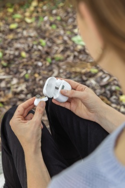 Logotrade business gift image of: TWS earbuds in UV-C sterilising charging case