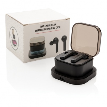 Logotrade promotional products photo of: TWS earbuds in wireless charging case